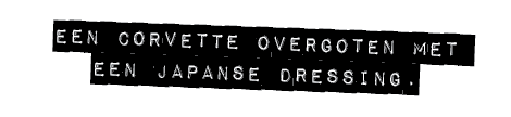 EEN CORVETTE OVERGOTEN MET EEN JAPANSE DRESSING.