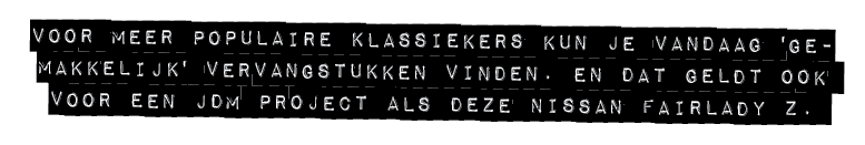 voor meer populaire klassiekers kun je vandaag 'gemakkelijk' vervangstukken vinden. En dat geldt ook voor een jdm pro...