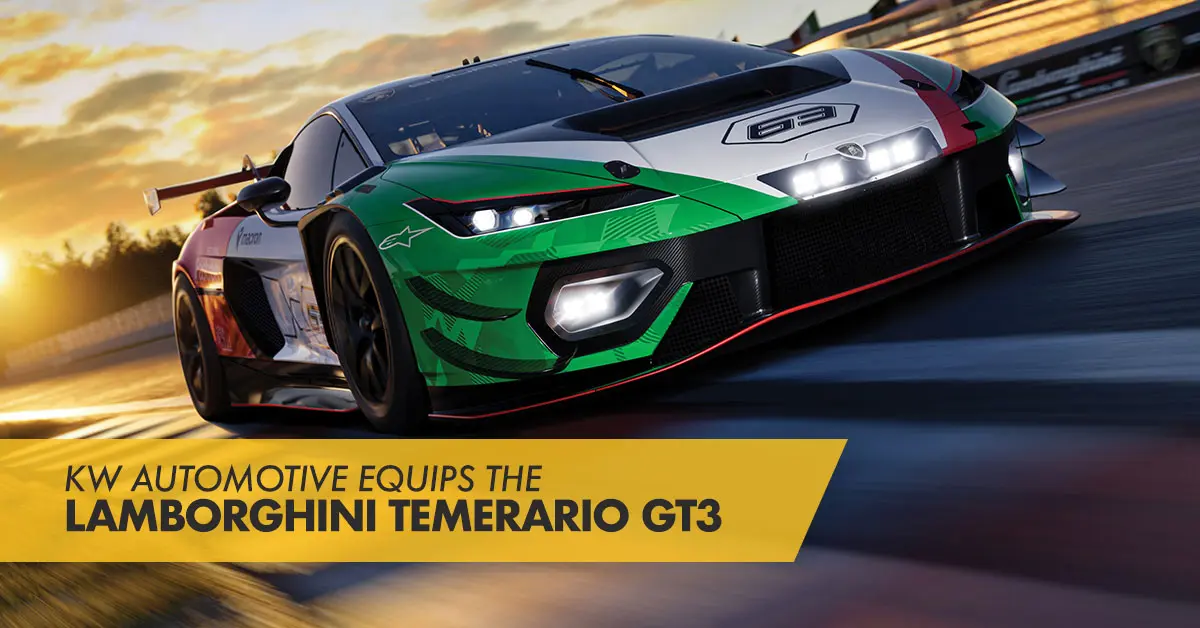 KW automotive equips the Lamborghini Temerario GT3 featured image